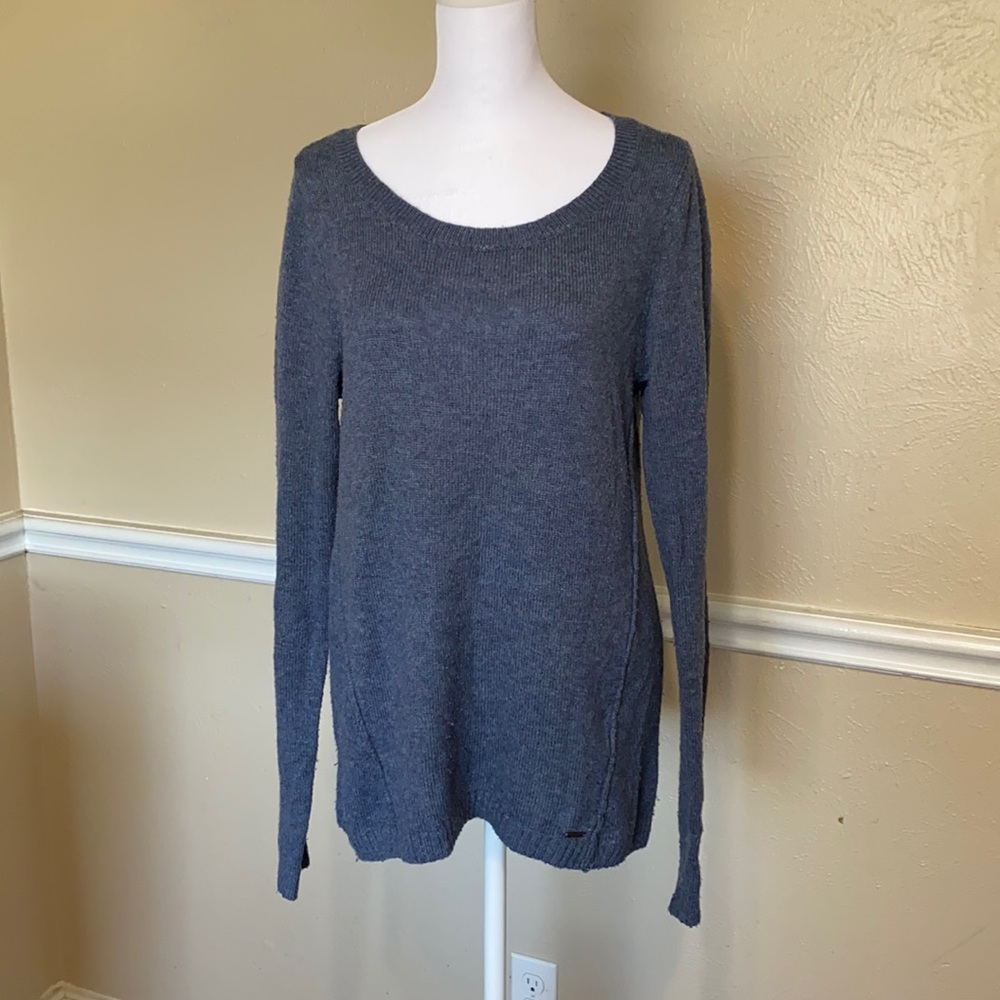 Abercrombie & Fitch Blue Long Sleeve Sweater